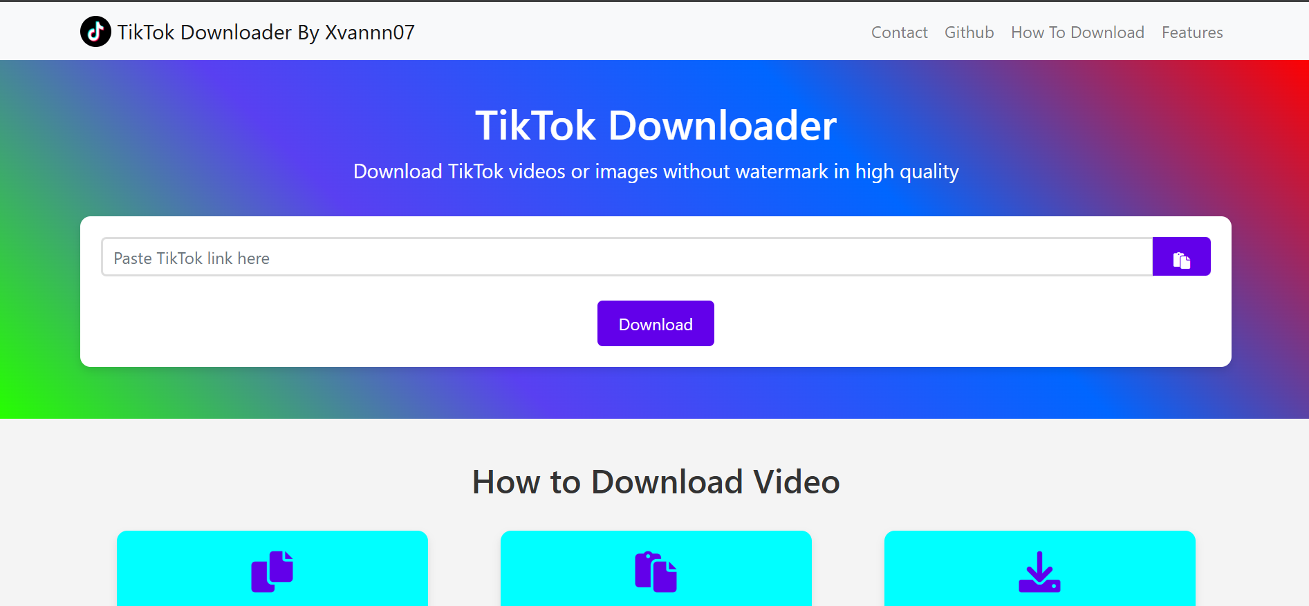 Tiktok Downloader